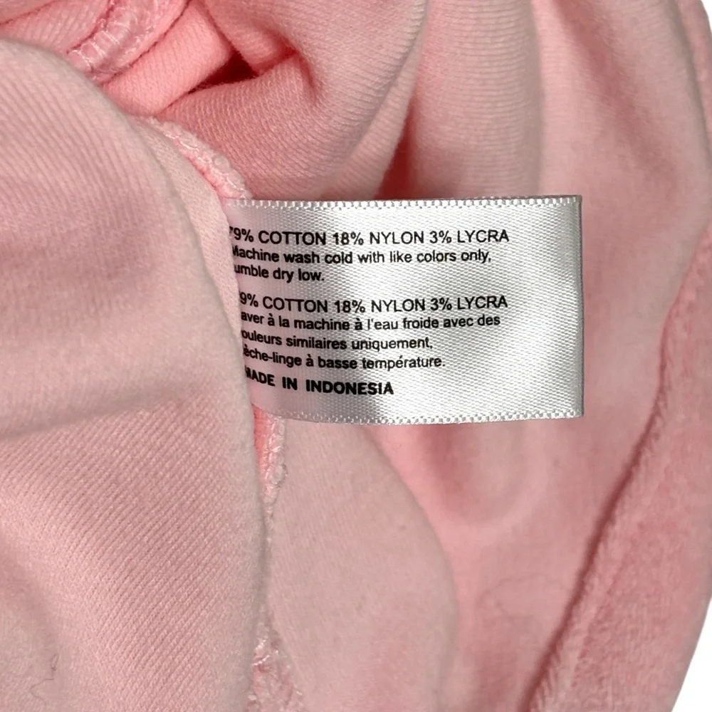 Frankies Bikinis Coco Terry Cloth Short Sleeve Swim Cover Shirt Pink M NWT
